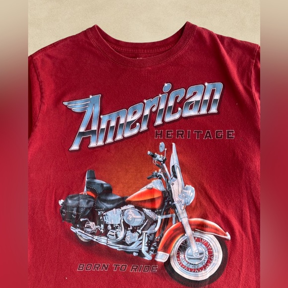 American Heritage Motorcycle Tee - Picture 2 of 2